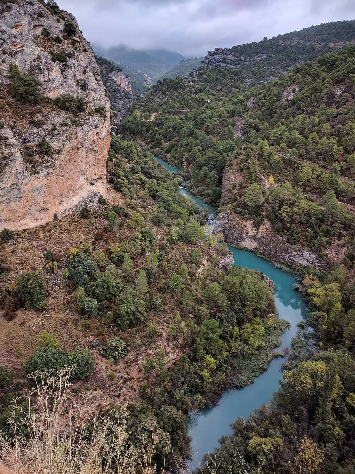 Cañón del Júcar visto desde el Ventano del Diablo