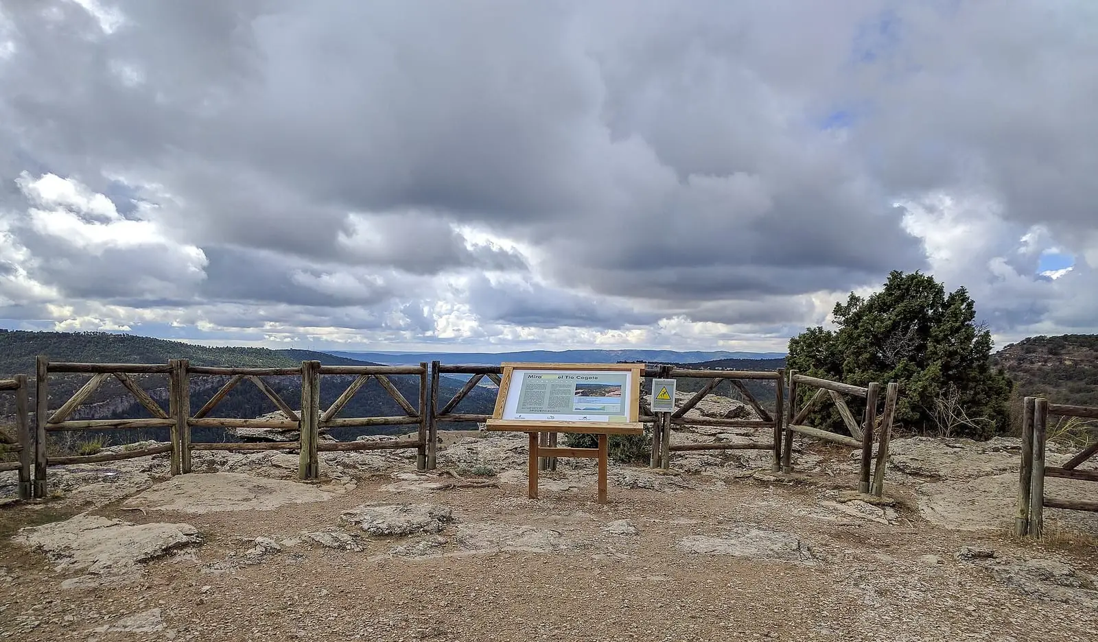 Vista desde el mirador del Tío Cogote, en el Parque Natural de la Serranía de Cuenca