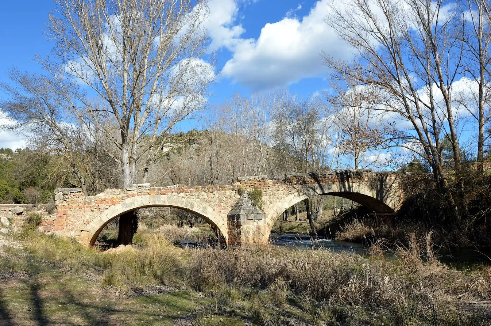 Puente de piedra de Cristinas en Pajaroncillo