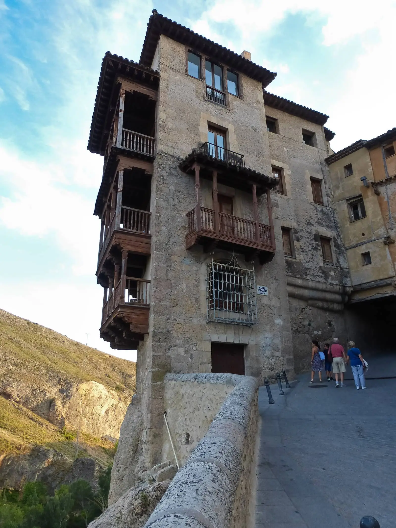 Balcones de madera de las Casas Colgadas de Cuenca